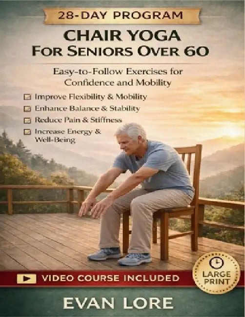Chair Yoga For Seniors Over 60: Easy-to-Follow Exercises for Confidence and Mobility by Evan Lore