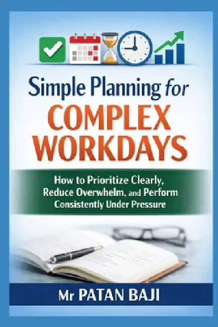 Simple Planning for Complex Workdays: How to Prioritize Clearly, Reduce Overwhelm, and Perform Consistently Under Pressure by Patan Baji