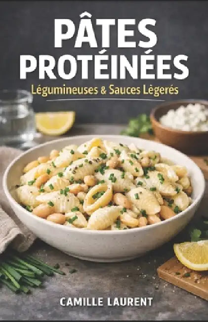 Pâtes Protéinées - Légumineuses & Sauces Légères: 60 recettes rapides riches en protéines, bowls, sauces au yaourt, légumes: Pois chiches, lentilles, by Camille Laurent