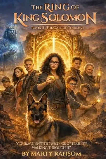 The Ring of King Solomon Book 2: The Gate of Courage: "Courage Isn't The Absence of Fear. It's Walking Through It." by Marty Ransom