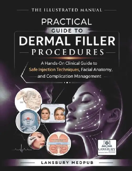 The Illustrated Manual - Practical Guide to Dermal Filler Procedures: A Hands-On Clinical Guide to Safe Injection Techniques, Facial Anatomy, and Comp by Julian Vane, Elena Vance, Lansbury Medpub