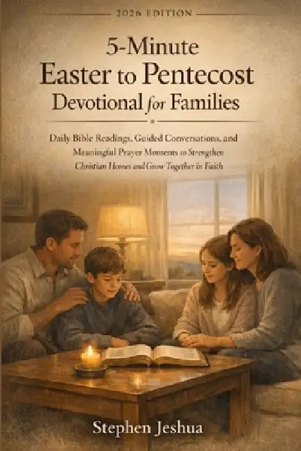 5-Minute Easter to Pentecost Devotional for Families: Daily Bible Readings, Guided Conversations, and Meaningful Prayer Moments to Strengthen Christia by Stephen Jeshua