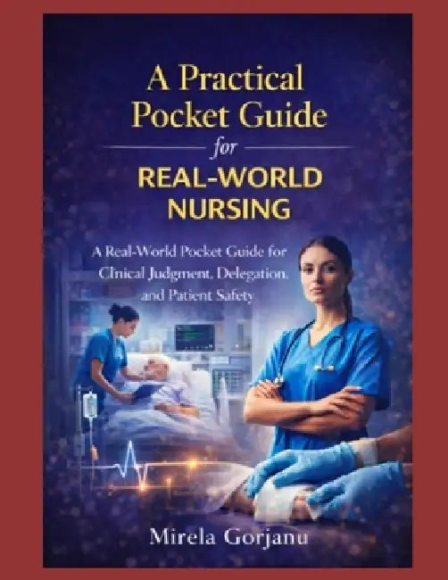 A Practical Pocket Guide for Real-World Nursing: A Real-World Practical Guide for Registered Nurses: Clinical Judgment, Delegation, Communication, Med by Mirela Gorjanu