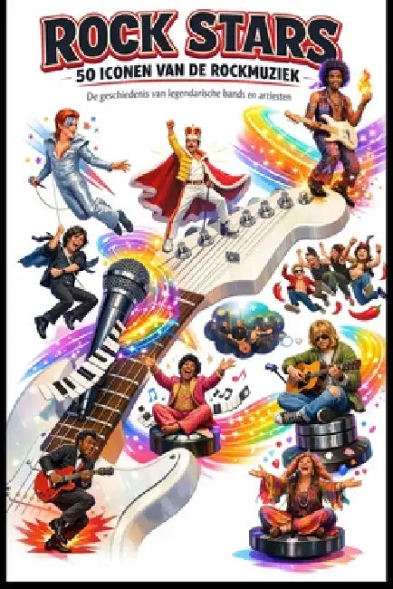Rock Heroes: 50 iconen van de rockmuziek - De geschiedenis van legendarische bands en artiesten by Maï Et Emie Editions