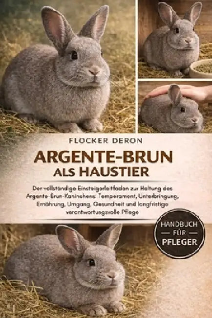 Argente-Brun ALS Haustier: Der vollständige Einsteigerleitfaden zur Haltung des Argente-Brun-Kaninchens: Temperament, Unterbringung, Ernährung, Umgang by Flocker Deron