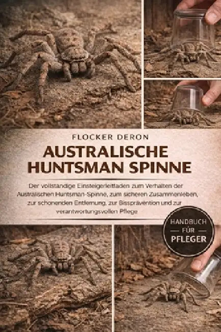 Australische Huntsman-Spinne: Der vollständige Einsteigerleitfaden zum Verhalten der Australischen Huntsman-Spinne, zum sicheren Zusammenleben, zur sc by Flocker Deron
