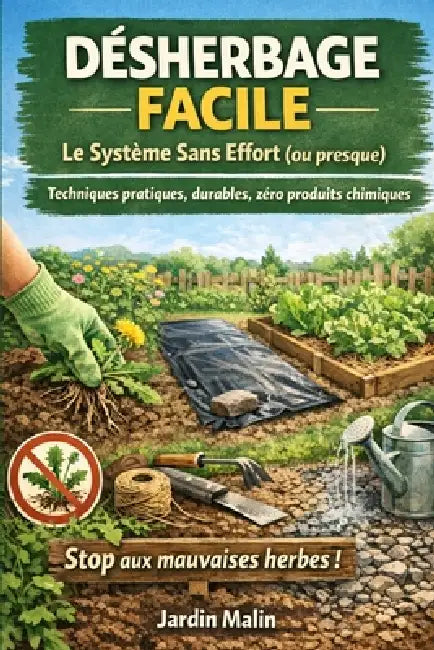 Désherbage Facile - Le Système Sans Effort (ou presque): Techniques pratiques, durables, zéro produits chimiques by Jardin Malin