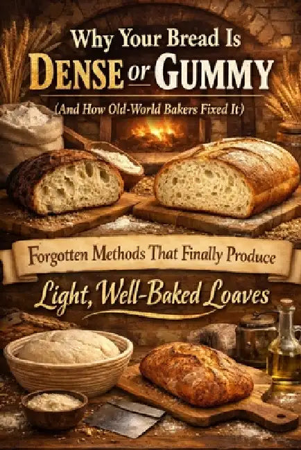 Why Your Bread Is Dense or Gummy (And How Old-World Bakers Fixed It): Forgotten Methods That Finally Produce Light, Well-Baked Loaves by J. Rhea
