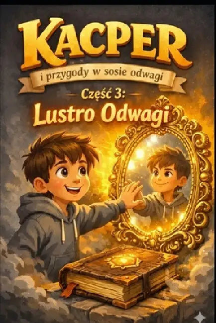 Kacper i przygody w sosie odwagi: cz. 3 Lustro odwagi: Lustro Odwagi - o pomaganiu innym w byciu szczerym i o tym, że dobro, które dajemy, zawsze by Eve Krystyna