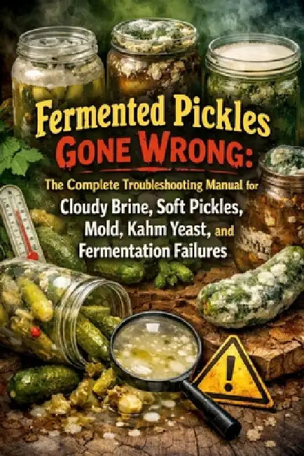 Fermented Pickles Gone Wrong: The Complete Troubleshooting Manual for Cloudy Brine, Soft Pickles, Mold, Kahm Yeast, and Fermentation Failures by A. Rhea