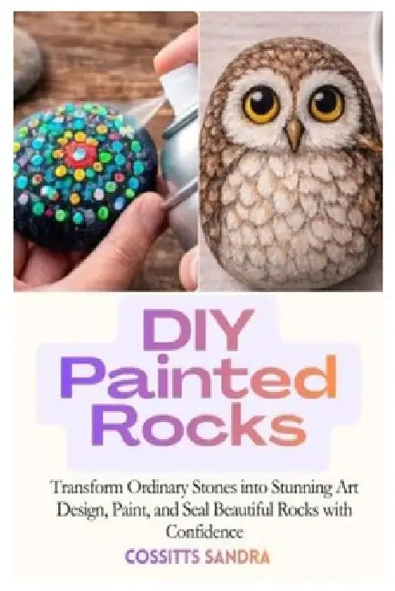 DIY Painted Rocks: Transform Ordinary Stones into Stunning Art Design, Paint, and Seal Beautiful Rocks with Confidence by Cossitts Sandra