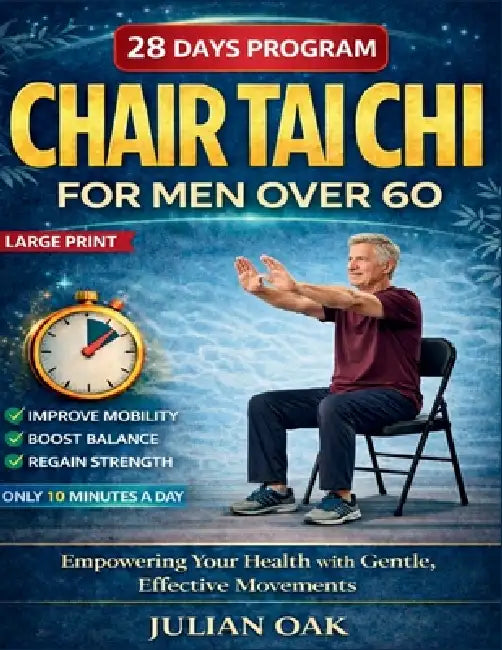 Chair Tai Chi For Men Over 60: Empowering Your Health with Gentle, Effective Movements by Julian Oak