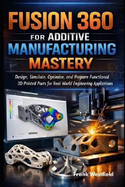 Fusion 360 for Additive Manufacturing Mastery: Design, Simulate, Optimize, and Prepare Functional 3D Printed Parts for Real-World Engineering Applicat by Frank Westfield