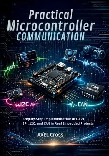 Practical Microcontroller Communication: Step-by-Step Implementation of UART, SPI, I2C, and CAN in Real Embedded Projects by Axel Cross