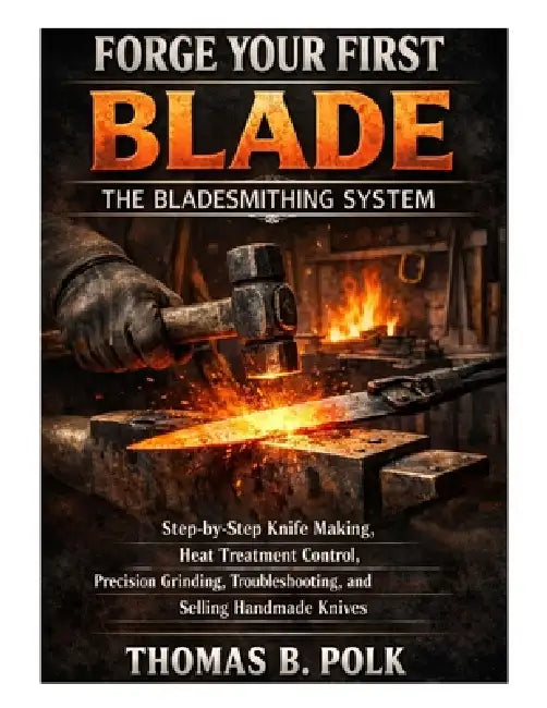 Forge Your First Blade: The Bladesmithing System: Step-by-Step Knife Making, Heat Treatment Control, Precision Grinding, Troubleshooting, and Selling by Thomas B. Polk