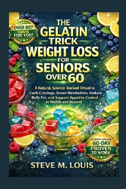 The Gelatin Trick Weight Loss For Seniors Over 60: A Natural Science-Backed Ritual to curb Cravings, boost metabolism, reduce Belly Fat and support ap by Steve M. Louis