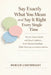 Say Exactly What You Mean and Say It Right Every Single Time: How to Always Speak with Total Confidence, Avoid Misunderstandings, While Mastering Conv by Mercer Cartwright