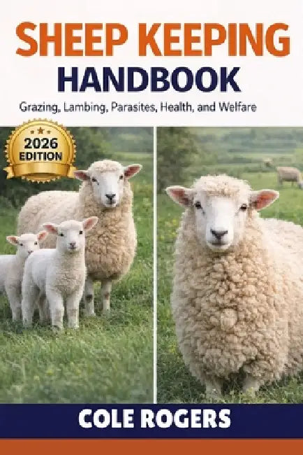 Sheep Keeping Handbook: Grazing, Lambing, Parasites, Health, and Welfare by Cole Rogers