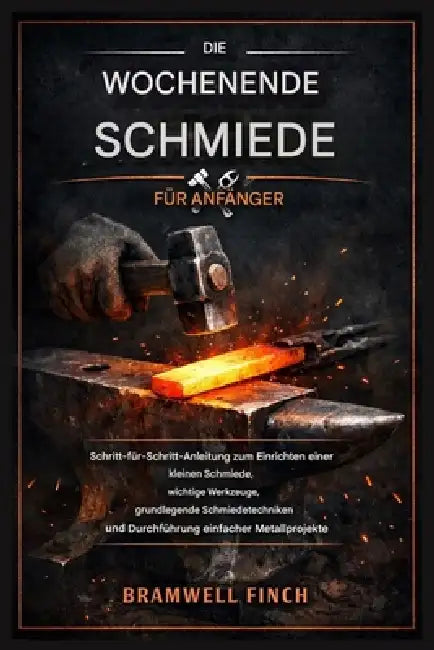 Der Wochenend Schmied für Anfänger: Schritt-für-Schritt-Anleitung zum Einrichten einer kleinen Schmiede, unverzichtbare Werkzeuge, grundlegende Schmie by Bramwell Finch