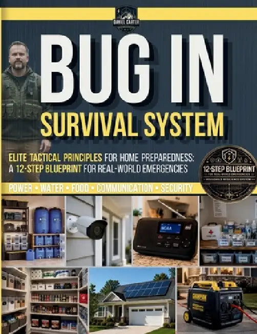 Bug-In Survival System: Elite Tactical Principles for Home Preparedness: A 12-Step Blueprint for Real-World Emergencies by Daniel Carter