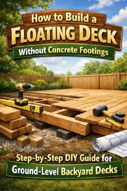 How to Build a Floating Deck Without Concrete Footings: Step-by-Step DIY Guide for Ground-Level Backyard Decks by Alexander Rhea