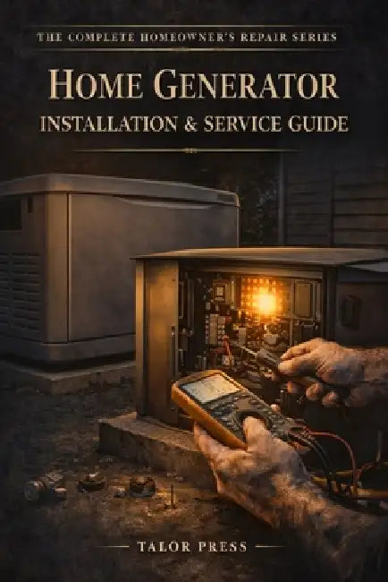 Home Generator Installation & Service Guide: The Complete Homeowner's Manual for Selecting, Installing, Wiring, and Maintaining Standby and Portable G by Talor Press