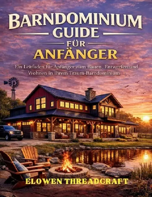 Barndominium Guide Für Anfänger: Ein Leitfaden für Anfänger zum Bauen, Entwerfen und Wohnen in Ihrem Traum-Barndominium by Elowen Threadcraft