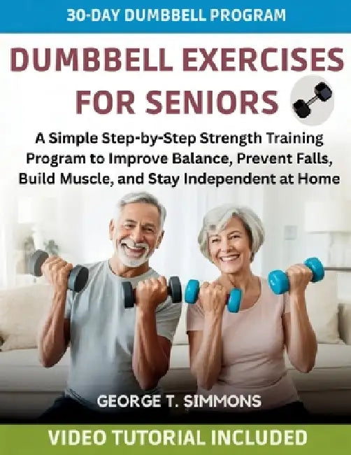 Dumbbell Exercises For Seniors: A Simple Step-by-Step Strength Training Program to Improve Balance, Prevent Falls, Build Muscle, and Stay Independent by George T. Simmons
