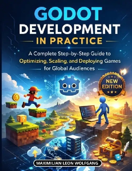 Godot Development in Practice: A Complete Step by Step guide to Optimizing, Scaling, and Deploying Games for Global Audiences by Maximilian Leon Wolfgang