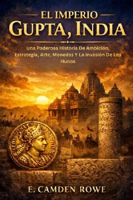 El Imperio Gupta, India: Una Poderosa Historia De Ambición, Estrategia, Arte, Monedas Y La Invasión De Los Hunos by E. Camden Rowe