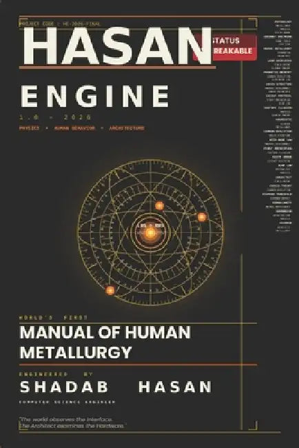 THE HASAN ENGINE v1.0: World's First Manual of Human Metallurgy by Shadab Hasan