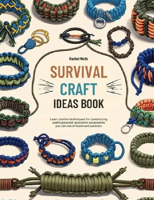 Survival Craft Ideas Book: Learn Creative Techniques for Constructing Useful Paracord Accessories You Can Use at Home and Outdoors by Rachel Wells