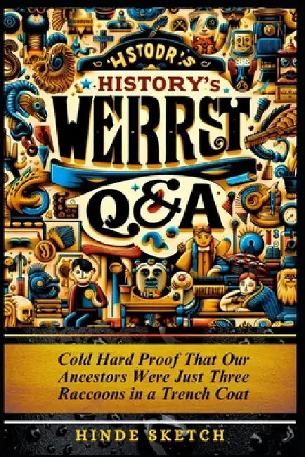 History's Weirdest Q&A: Cold Hard Proof That Our Ancestors Were Just Three Raccoons in a Trench Coat by Hinde Sketch