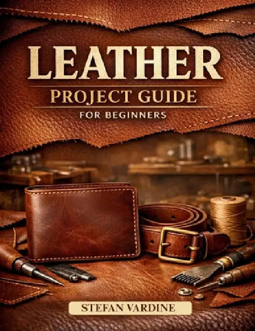 Leather Projects Guide for Beginners: A Practical, Step-by-Step Walkthrough to Mastering Essential Tools, Basic Stitches, and Crafting Beautiful Every by Stefan Vardine