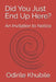 Did You Just End Up Here?: An Invitation to Notice by Odirile Khubile