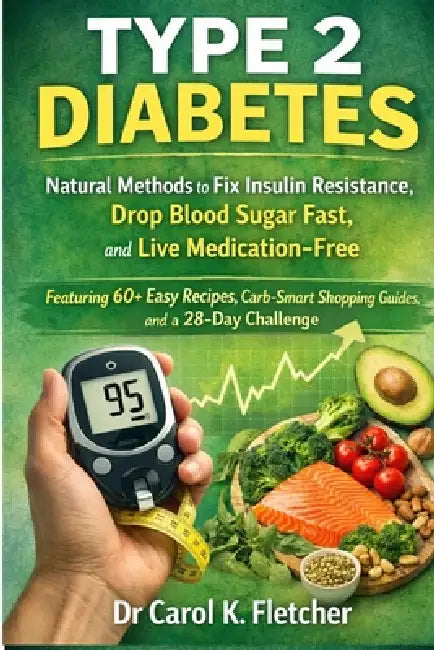 Type 2 Diabetes: Natural Methods to Fix Insulin Resistance, Drop Blood Sugar Fast, and Live Medication-Free - Featuring 60+ Easy Recipes, Carb-Smart S by Carol K. Fletcher