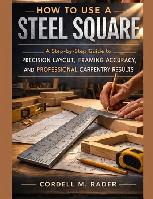 How to Use a Steel Square: A Step-by-Step Guide to Precision Layout, Framing Accuracy, and Professional Carpentry Results by Cordell M. Rader