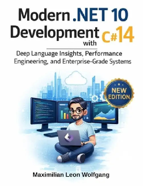 Modern.Net 10 development with C#14: Deep Language Insights, Performance Engineering, and Enterprise-Grade Systems by Maximilian Leon Wolfgang