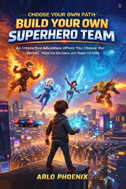 Choose Your Own Path: Build Your Own Superhero Team: An Interactive Adventure Where You Choose the Heroes, Make the Decisions, and Shape the Ending by Arlo Phoenix