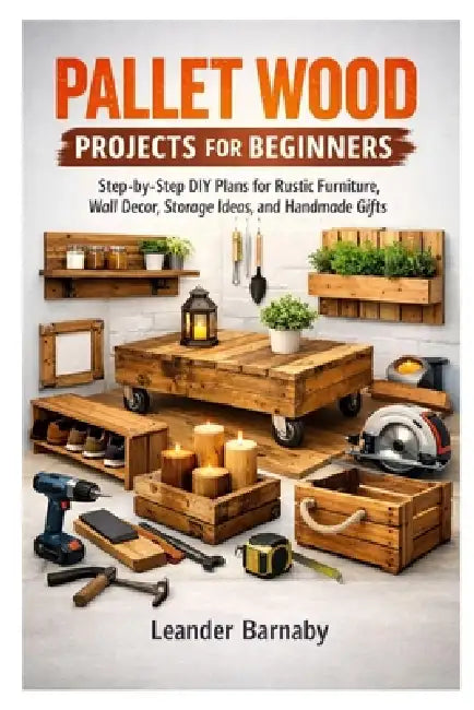 Pallet Wood Projects for Beginners: Step-by-Step DIY Plans for Rustic Furniture, Wall Decor, Storage Ideas, and Handmade Gifts by Leander Barnaby