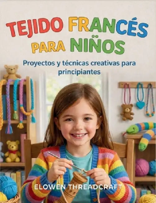 Tejido Francés Para Niños: Proyectos y técnicas creativas para principiantes by Elowen Threadcraft