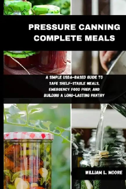 Pressure Canning Complete Meals: A Simple USDA-Based Guide to Safe Shelf-Stable Meals, Emergency Food Prep, and Building a Long-Lasting Pantry by William L. Moore