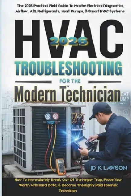 HVAC Troubleshooting for the Modern Technician: The Practical Fieldguide to Master Electrical Diagnostics, Airflow, A2l Refrigerants, Heat Pumps, & Sm by Jd K. Lawson