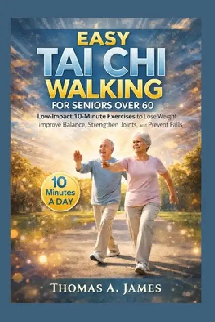 Easy Tai Chi Walking For Seniors Over 60: Low-Impact 10-Minute Exercises to lose Weight, improve balance, strengthen joints and prevent falls by Thomas A. James