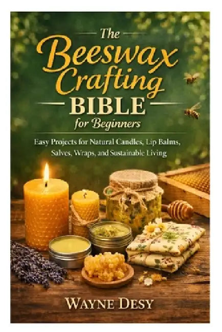 The Beeswax Crafting Bible for Beginners: Easy Projects for Natural Candles, Lip Balms, Salves, Wraps, and Sustainable Living by Wayne Desy