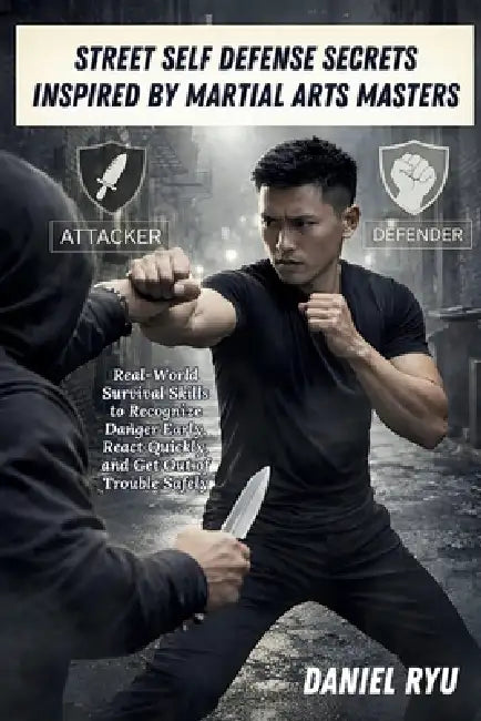 Street Self Defense Secrets Inspired by Martial Arts Masters: Real-World Survival Skills to Recognize Danger Early, React Quickly, and Get Out of Trou by Daniel Ryu