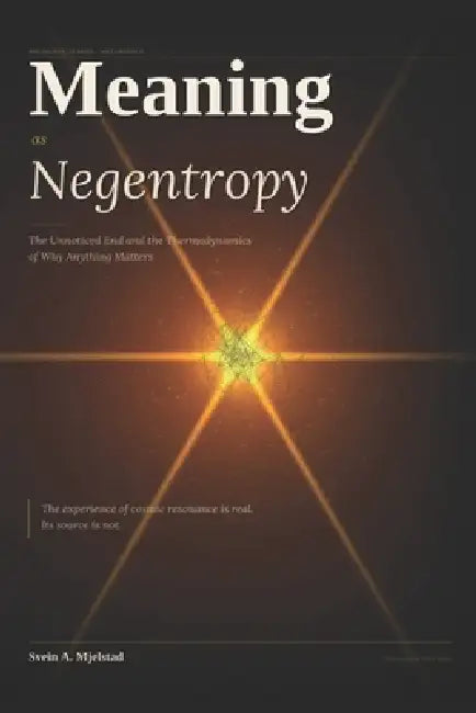 Meaning as Negentropy: : The Unnoticed End: The Thermodynamics of Why Anything Matters. Abrigded Edition by Svein Arne Mjelstad
