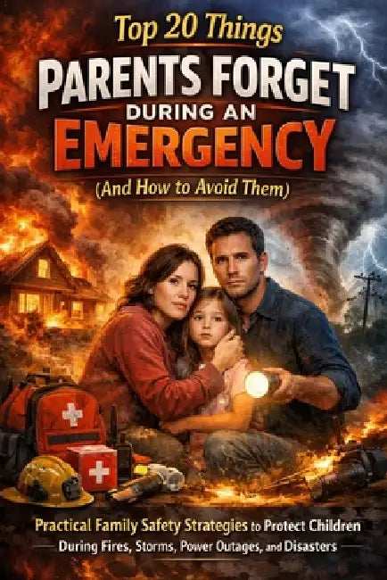 Top 20 Things Parents Forget During an Emergency (And How to Avoid Them): Practical Family Safety Strategies to Protect Children During Fires, Storms, by V. Rhea