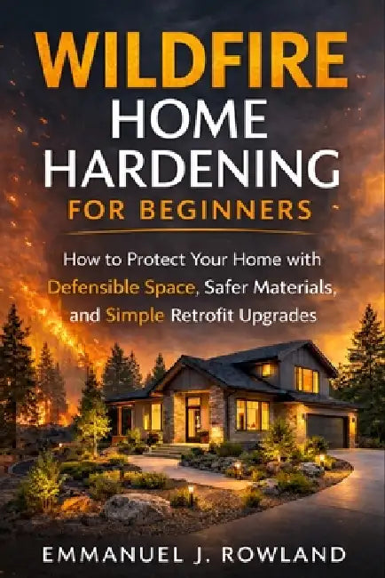 Wildfire Home Hardening for Beginners: How to Protect Your Home with Defensible Space, Safer Materials, and Simple Retrofit Upgrades by Emmanuel J. Rowland