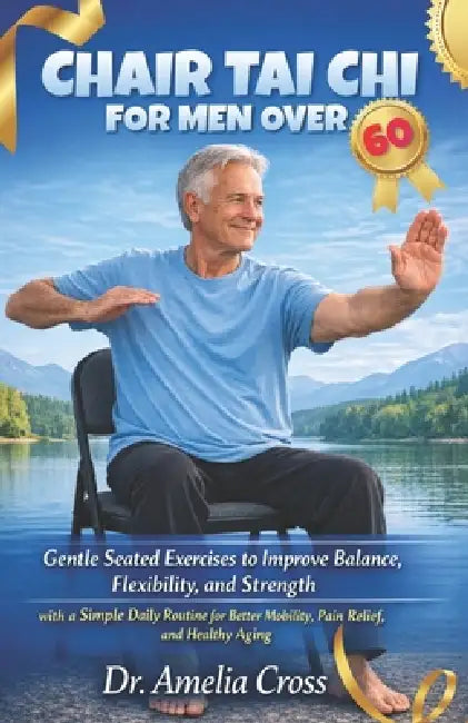 Chair Tai Chi for Men Over 60: Gentle Seated Exercises to Improve Balance, Flexibility, and Strength with a Simple Daily Routine for Better Mobility, by Amelia Cross